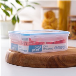 Контейнер пищевой герметичной крышкой Good & Good, 1.1 л
