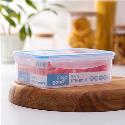 Контейнер пищевой герметичной крышкой Good & Good, 1.1 л