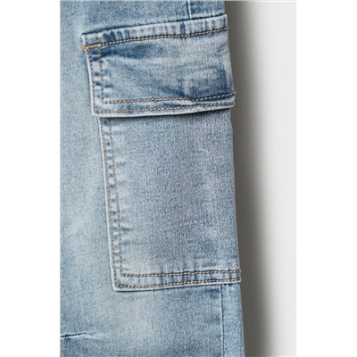 Брюки текстильные джинсовые для мальчиков PLAYTODAY, 1240554