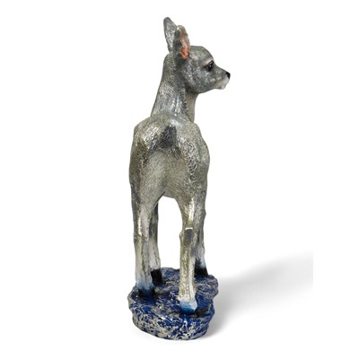 Фигура полистоун «Олененок зимний», 52×40 см