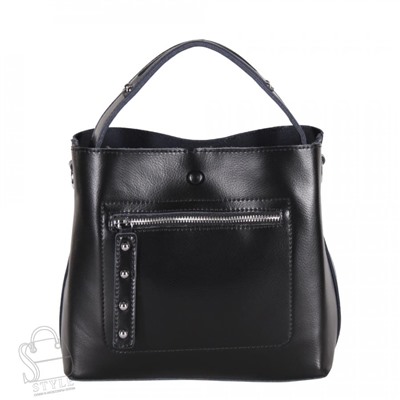 Сумка женская кожаная 8702NN black Natale Navetta