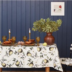 Скатерть Этель «Груши» 149×220 см, 100% хлопок, саржа 190 г/м²