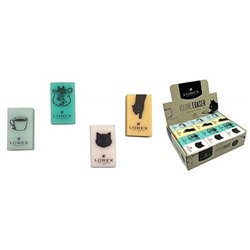 Ластик "VOLUME ERASER NAUGHTY CAT" мягкий 35х21х10 мм 259343 LXESVRD-NC LOREX