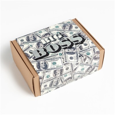 Набор подарочный «Этель» Dollar, плед 75×100 см, носки 41-44 (27-29 см), 2 пары, термостакан