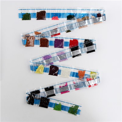 Алмазная мозаика с полным заполнением «Кот в цветах» 30×40 см, холст, ёмкость