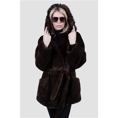 02-3288 Пальто женское шубка эко-мех