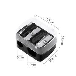 Точилка для косметических карандашей 2 в 1 с крышкой и стилусом