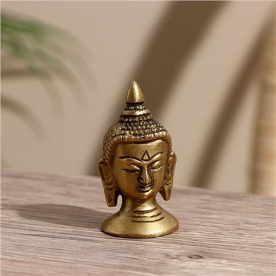 Сувенир «Голова Будды», 5.5 см, латунь