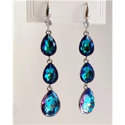 Серьги с чешскими кристаллами