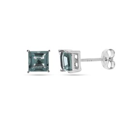 Серьги из серебра лондон топаз кварц, Злата
