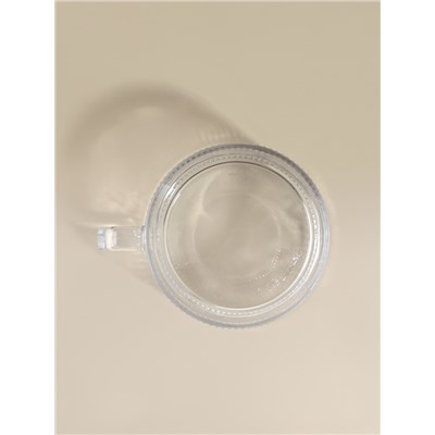 Набор кружек SLHome «Ларго», 400 мл, 2 шт., стекло, прозрачный