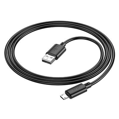 Кабель USB - micro USB Hoco X88 (повр.уп.) 12W 100см 2,4A  (black)