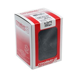 Саморезы гипсокартон-дерево 4.2×75 (200 шт.)