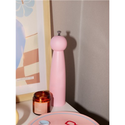 Мельница для специй Доляна «Облако», 22 см, розовая