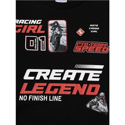 Толстовка трикотажная для девочек