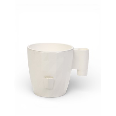 Кашпо для цветов многоярусное Ruby «Каскад», 3 шт., 1 л, белое