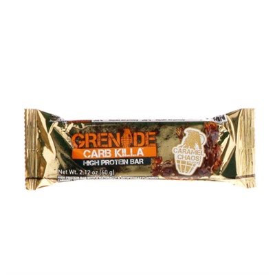Grenade, Carb Killa, High Protein Bar, Caramel Chaos, 12 Bars, 2.12 oz (60 g) Each