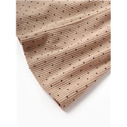 Юбка детская Крошка Я «Горошек», рост 86-92 см, бежевая