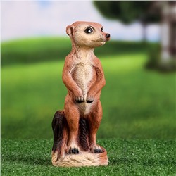 Садовая фигура из полистоуна «Сурикат маленький», 22×8×8 см