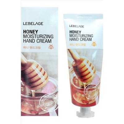 Lebelage Увлажняющий крем для рук с экстрактом мёда / Honey Moisturizing Hand Cream, 100 мл KRISTALLER, 1114357