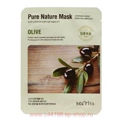БВ Anskin Secriss Маска для лица тканевая Olive 25г 792069/920066