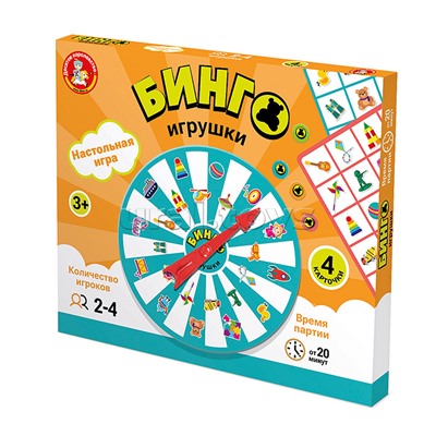 Игра настольная "Бинго.Игрушки"