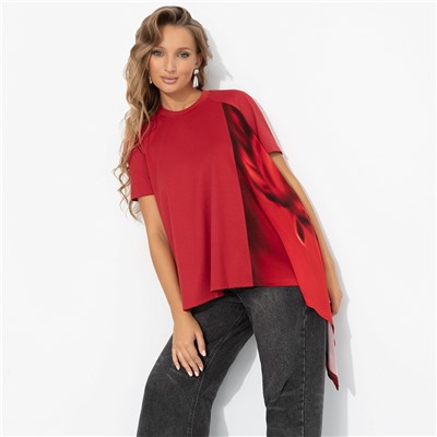 Футболка асимметричного кроя, Я здесь главная