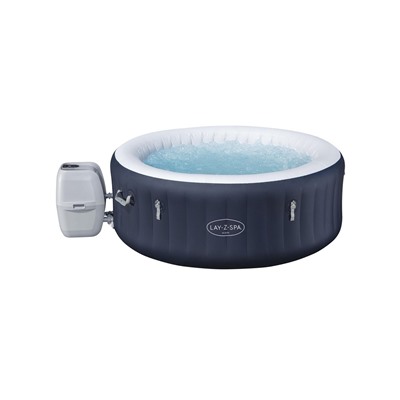 Спа – бассейн Miami EnergySense AirJet 4 Dark Blue, 180×66 см, фильтр-насос, тент, дозатор для химии, аэромассаж, круглый, 6001C Bestway