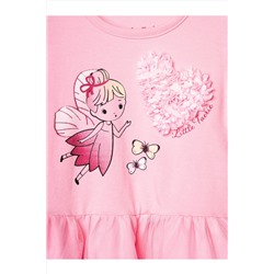 Комплект детский трикотажный для девочек: джемпер (футболка), брюки (легинсы укороченные) PLAYTODAY, 1240075