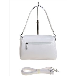 Женская сумка из искусственной кожи, цвет белый