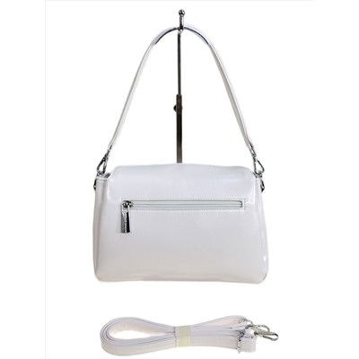 Женская сумка из искусственной кожи, цвет белый