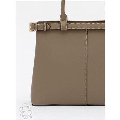 Сумка женская кожаная 3167PE gray  Polina&Eiterou