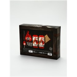 УЦЕНКА Набор «Тому, у кого огонь в сердце», гель для душа и шампунь, 2×300, мочалка с ручками 986754