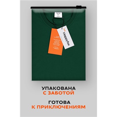 Детская однотонная футболка Happyfox