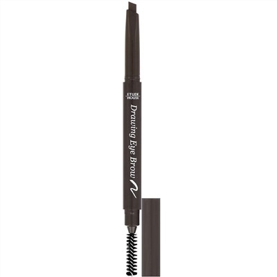 Etude House, Drawing Eye Brow, серо-коричневый № 02, 1 карандаш