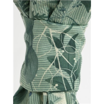 Шторы для кухни «Доляна. Лесная прохлада», 146×180 см - 2 шт., подхваты - 2 шт.