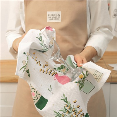 Набор кухонных полотенец Доляна Garden life 35×60 см-7 шт., 100% хлопок
