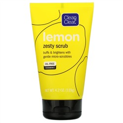 Clean & Clear, Lemon Zesty Scrub, 4.2 oz (119 g)