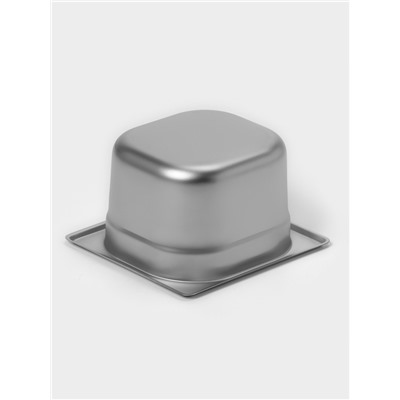 Гастроёмкость GN 1/6 Hanna Knövell, 100 мм, 176×162×100 мм, толщина 0.8 мм, нержавеющая сталь