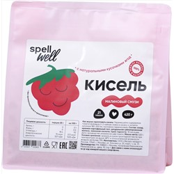 spell well. Кисель «Малиновый смузи» 420 гр. мягкая упаковка