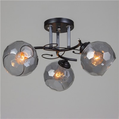 Люстра «Саманта» 3хЕ27 40 Вт черный 40×40×23 см BayerLux