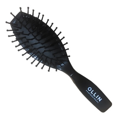 OLLIN  Щётка массажная малая нейлоновые штифты овал Ellipse
