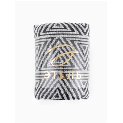 Плед с бахромой «Этель. Этника», 130×180 см, серый