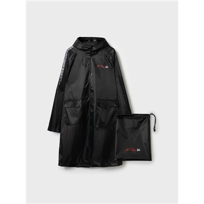 Плащ текстильный с полиуретановым покрытием для мужчин (дождевик)