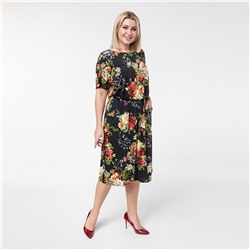 Платье, трикотаж, черный