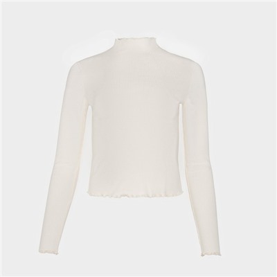 Водолазка женская MINAKU: Basic line, размер 46, цвет экрю