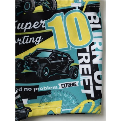 Плавки-шорты трикотажные для мальчиков, средней длины