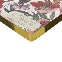 Еженедельник недатированный А6 160 стр. ЛАЙТ "Пионы" 3-741/10 Bruno Visconti