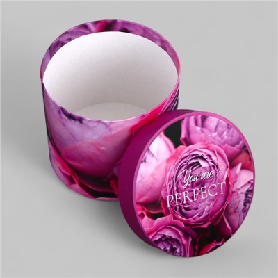 Набор шляпных коробок для цветов 4 в 1, упаковка подарочная, «Пионы», 20×17.5 - 16×14 см