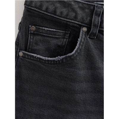 Mom Fit CONTE CON-702 Черные джинсы mom с застежкой на две пуговицы